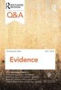 Q&A Evidence 2011-2012