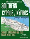 Southern Cyprus / Kypros Hiking & Walking Map 1
