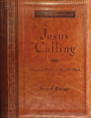 Jesus Calling, Large Text Brown Leathersoft, with full Scriptures