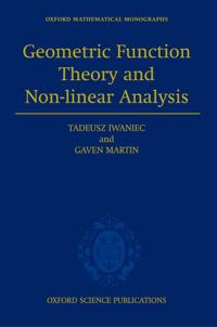 Geometric Function Theory and Non-Linear Analysis