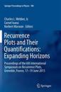 Recurrence Plots and Their Quantifications: Expanding Horizons