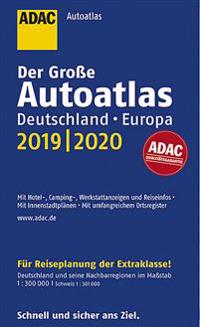 Großer ADAC Autoatlas 2019/2020, Deutschland 1:300 000, Europa 1:750 000