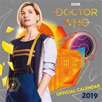 Doctor Who Official 2019 Calendar - Square Wall Calendar Format