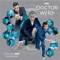 Doctor Who Classic Edition Official 2019 Calendar - Square Wall Calendar Format