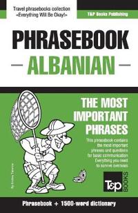English-Albanian Phrasebook and 1500-Word Dictionary