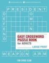 Easy Crossword Puzzle Books for Adults Large Print