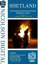 Touristische Karte Shetland 1:100 000