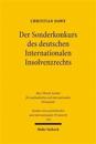 Der Sonderkonkurs des deutschen Internationalen Insolvenzrechts