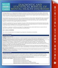 Diagnostic and Statistical Manual of Mental Health Disorders