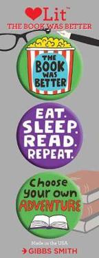 The Book was Better 3 Badge Set