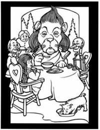 The Land of Oz Stained Glass Coloring Book