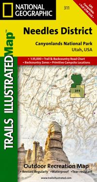 National Geographic Trails Illustrated Map Needles District