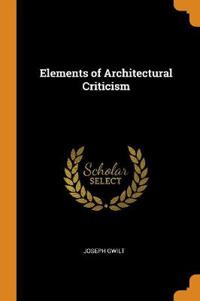 Elements of Architectural Criticism