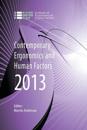 Contemporary Ergonomics and Human Factors 2013