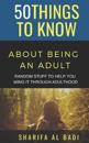50 Things to Know about Being an Adult