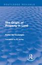 Origin of Property in Land