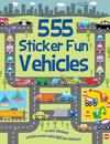 555 Sticker Fun - Vehicles Activity Book