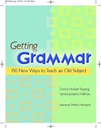 Getting Grammar