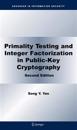 Primality Testing and Integer Factorization in Public-Key Cryptography