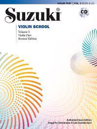 Suzuki Violin School (Asian Edition), Vol 3: Violin Part, Book & CD