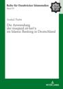 Die Anwendung der «maqa?id aš-šari?a» im Islamic Banking in Deutschland