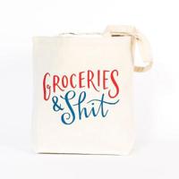 Emily McDowell & Friends Groceries & Shit Tote Bag