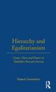 Hierarchy and Egalitarianism