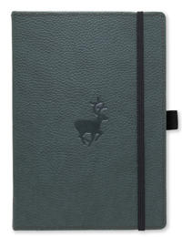 Dingbats* Wildlife A5+ Green Deer Notebook - Dotted