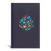 CSB Personal Size Bible, Navy Floral Embroidered Cloth Over Board