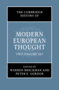 The Cambridge History of Modern European Thought 2 Volume Hardback Set
