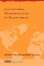 Institutional Microeconomics of Development