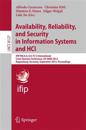 Availability, Reliability, and Security in Information Systems and HCI