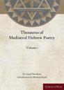 Thesaurus of Mediaeval Hebrew Poetry (Volume 1)