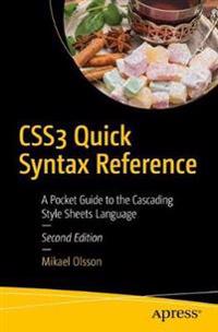 CSS3 Quick Syntax Reference