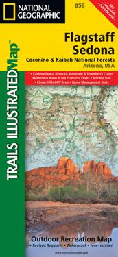 National Geographic Trails Illustrated Map Flagstaff / Sedona, Coconino & Kaibab National Forests