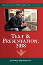Text & Presentation, 2018