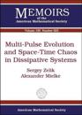 Multi-pulse Evolution and Space-time Chaos in Dissipative Systems