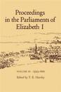 Proceedings in the Parliaments of Elizabeth I