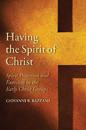 Having the Spirit of Christ