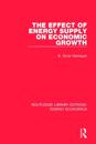 The Effect of Energy Supply on Economic Growth