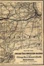 Chicago Vintage Map Field Journal Notebook, 100 pages/50 sheets, 4x6