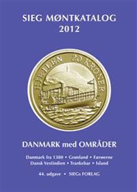 SIEGs Møntkatalog Danmark med områder. 2012