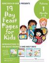 19 Day Feast Pages for Kids - Volume 1 / Book 1