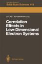 Correlation Effects in Low-Dimensional Electron Systems
