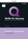Q: Skills for Success: Intro Level: Reading and Writing Teacher's Handbook with Teacher's Access Card