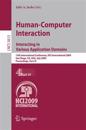 Human-Computer Interaction. Interacting in Various Application Domains