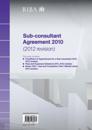 RIBA Sub-consultant Agreement 2010 (2012 Revision) Pack of 10
