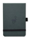 Dingbats* Wildlife A6+ Reporter Plain - Green Deer Notebook