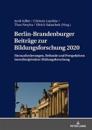 Berlin-Brandenburger Beitraege Zur Bildungsforschung 2020