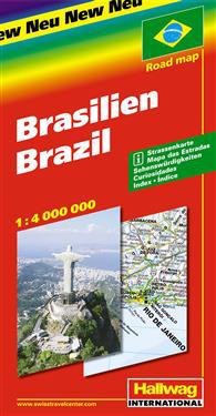 Brasilien Brazil Road Map
